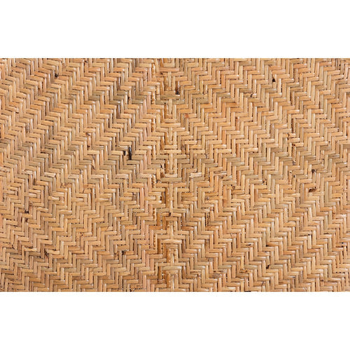 bali & pari Adrena Modern Bohemian Natural Brown Rattan Bar Stool