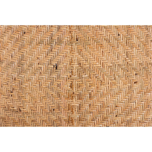 bali & pari Adrena Modern Bohemian Natural Brown Rattan Bar Stool