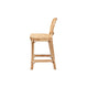 bali & pari Adrena Modern Bohemian Natural Brown Rattan Counter Stool WHI-Adrena-Rattan-CS