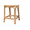 bali & pari Adrena Modern Bohemian Natural Brown Rattan Counter Stool WHI-Adrena-Rattan-CS