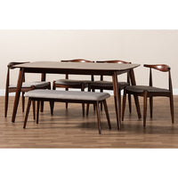 Light Grey, Walnut