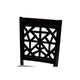 Baxton Studio Aiden Modern Grey Fabric and Dark Brown Finished Wood 5-Piece Dining Set