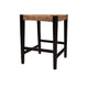 bali & pari Alise Modern Bohemian Dark Brown Mahogany Wood and Seagrass Counter Stool WHI-Alise-Mahogany-CS