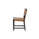 bali & pari Alise Modern Bohemian Dark Brown Mahogany Wood and Seagrass Dining Chair WHI-Alise-Mahogany-DC