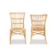 bali & pari Ammi Modern Bohemian Natural Brown Rattan Dining Chair WHI-Ammi-Rattan-DC