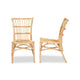 bali & pari Ammi Modern Bohemian Natural Brown Rattan Dining Chair WHI-Ammi-Rattan-DC