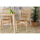 bali & pari Ammi Modern Bohemian Natural Brown Rattan Dining Chair WHI-Ammi-Rattan-DC