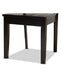 Baxton Studio Anila Modern and Contemporary Dark Brown Finished Wood 5-Piece Dining Set