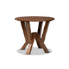 Baxton Studio Ariane Modern and Contemporary Grey Fabric Upholstered and Walnut Brown Finished Wood 5-Piece Dining Set