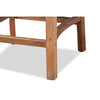 bali & pari Arthur Mid-Century Modern Walnut Brown Mahogany Wood and Natural Rattan Counter Stool WHI-Arthur-Teak-CS