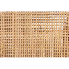 bali & pari Arthur Mid-Century Modern Walnut Brown Mahogany Wood and Natural Rattan Counter Stool WHI-Arthur-Teak-CS