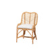 bali & pari Arween Modern Bohemian Natural Brown Rattan Dining Chair WHI-Arween-Rattan-DC