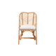 bali & pari Arween Modern Bohemian Natural Brown Rattan Dining Chair WHI-Arween-Rattan-DC