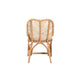 bali & pari Arween Modern Bohemian Natural Brown Rattan Dining Chair WHI-Arween-Rattan-DC