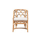 bali & pari Aster Modern Bohemian Natural Brown Rattan Armchair WHI-Aster-Rattan-Armchair