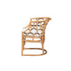 bali & pari Aster Modern Bohemian Natural Brown Rattan Armchair WHI-Aster-Rattan-Armchair