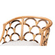 bali & pari Aster Modern Bohemian Natural Brown Rattan Armchair WHI-Aster-Rattan-Armchair
