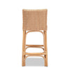 bali & pari Athena Modern and Contemporary Natural Finished Rattan Counter Stool WHI-Athena-Natural-CS