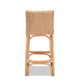 bali & pari Athena Modern and Contemporary Natural Finished Rattan Counter Stool WHI-Athena-Natural-CS