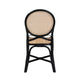 bali & pari Ayana Mid-Century Modern Two-Tone Black and Natural Brown Rattan Dining Chair WHI-Ayana-Rattan-DC