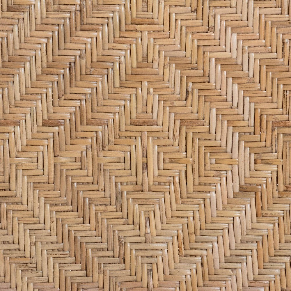 bali & pari Ayana Mid-Century Modern Two-Tone Black and Natural Brown Rattan Dining Chair WHI-Ayana-Rattan-DC