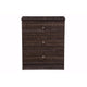 Baxton Studio Decon Modern and Contemporary Espresso Brown Wood 3-Drawer Storage Chest WHI-B06-Brown
