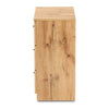 Baxton Studio Decon Modern and Contemporary Oak Brown Finished Wood 3-Drawer Storage Chest WHI-B06-Wotan-Oak