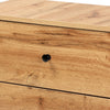 Baxton Studio Decon Modern and Contemporary Oak Brown Finished Wood 3-Drawer Storage Chest WHI-B06-Wotan-Oak