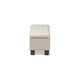 Baxton Studio Hannah Modern and Contemporary Beige Fabric Upholstered Button-Tufting Storage Ottoman Bench