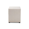 Baxton Studio Lepine Modern and Contemporary Light Beige Fabric Upholstered 2-Drawer Wood Nightstand WHI-BBT3164-Light-Beige-NS