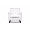Baxton Studio Thalassa White Modern Arm Chair