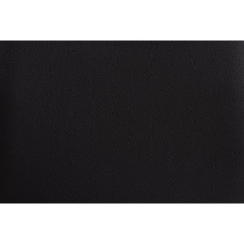 Baxton Studio Dylin Modern and Contemporary Black Faux Leather Upholstered and Dark Brown Finished Wood 7-Piece Dining Set