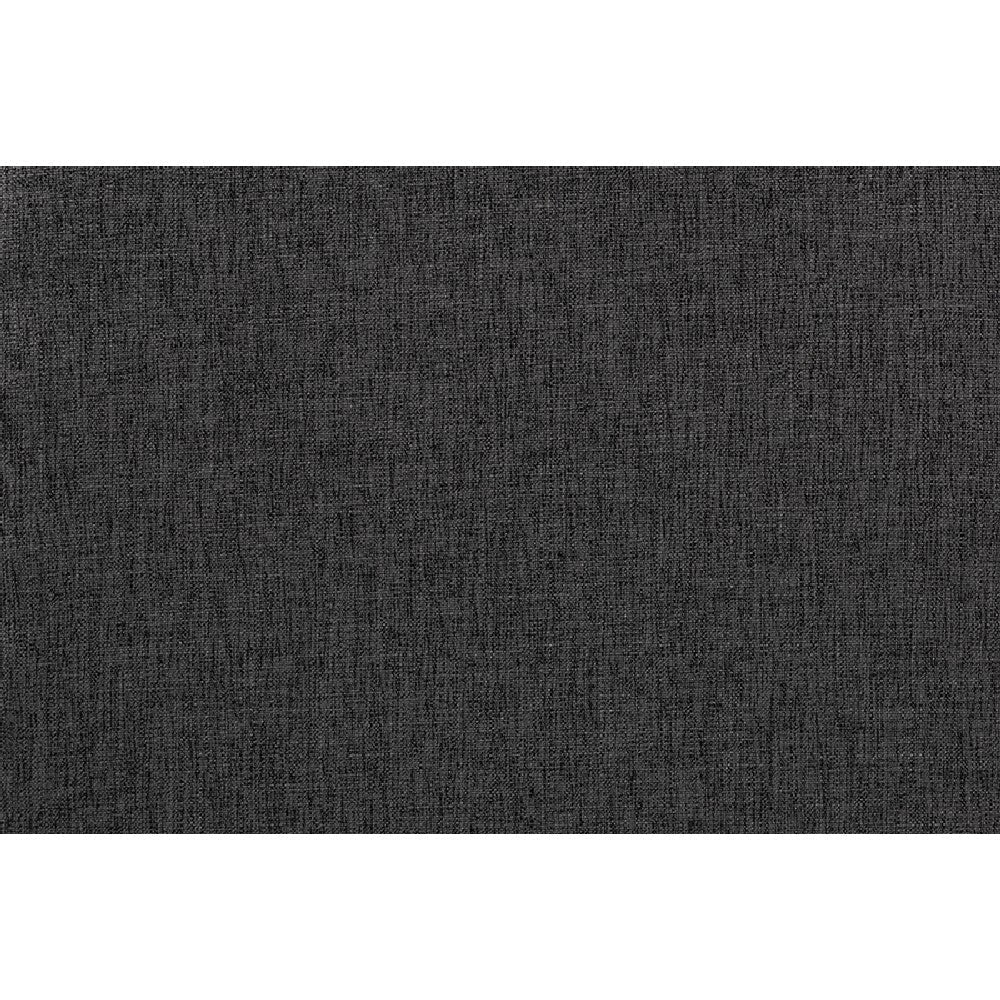 Baxton Studio Dylin Modern and Contemporary Dark Grey Fabric Upholstered and Dark Brown Finished Wood 7-Piece Dining Set