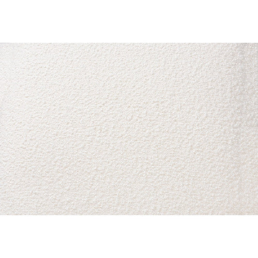 Baxton Studio Yashiya Mid-Century Modern Off-White Boucle Upholstered and Walnut Brown Finished Wood Rocking Chair