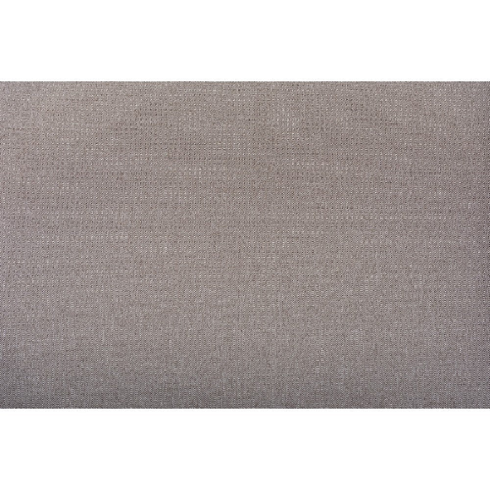 Baxton Studio Sandrine Modern and Contemporary Grey Fabric Upholstered Walnut Brown Finished Wood Ottoman