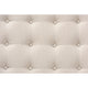Baxton Studio Alvere Modern and Contemporary Beige Fabric Upholstered Walnut Finished Cocktail Ottoman