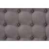 Baxton Studio Alvere Modern and Contemporary Grey Fabric Upholstered Walnut Finished Cocktail Ottoman