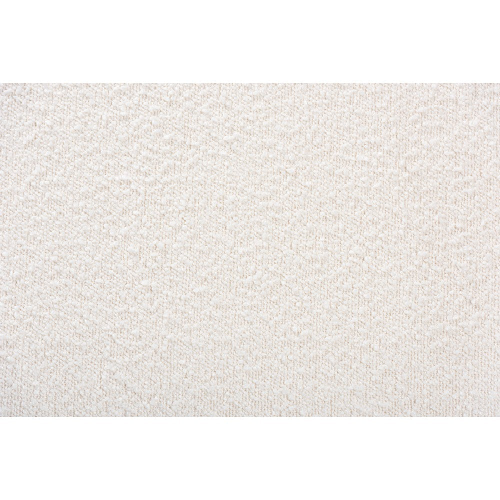 Baxton Studio Rika Japandi Cream Boucle Fabric and Walnut Brown Finished Wood Bench WHI-BBT5367-Cream-Walnut-Bench