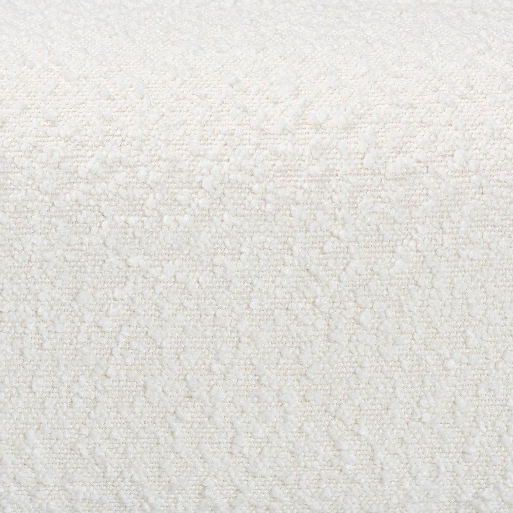 Baxton Studio Vinicio Mid-Century Modern Cream Boucle Accent Bench WHI-BBT5520-Cream-Bench