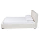Baxton Studio Laverick Modern Cream Boucle Queen Platform Bed with Border Piping WHI-BBT61214-Cream-Queen