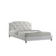 Baxton Studio Canterbury White Leather Contemporary Full-Size Bed