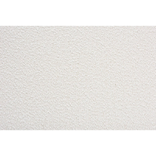 Baxton Studio Stratton Mid-Century Modern Cream Boucle Fabric and Walnut Brown Finished Wood Loveseat