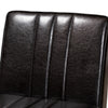 Baxton Studio Daymond Mid-Century Modern Dark Brown Faux Leather Upholstered and Walnut Brown Finished Wood Dining Chair