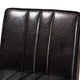 Baxton Studio Daymond Mid-Century Modern Dark Brown Faux Leather Upholstered and Walnut Brown Finished Wood Dining Chair