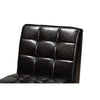 Baxton Studio Sanford Mid-Century Modern Dark Brown Faux Leather Upholstered and Walnut Brown Finished Wood Dining Chair