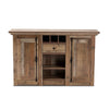 Baxton Studio Albert Modern and Contemporary Farmhouse Rustic Finished Wood 2-Door Dining Room Sideboard Buffet