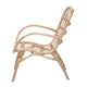 bali & pari Bajo Modern Bohemian Natural Brown Rattan Arm Chair WHI-Bajo-Rattan-CC