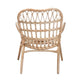 bali & pari Bajo Modern Bohemian Natural Brown Rattan Arm Chair WHI-Bajo-Rattan-CC