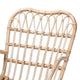 bali & pari Bajo Modern Bohemian Natural Brown Rattan Arm Chair WHI-Bajo-Rattan-CC