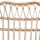 bali & pari Bajo Modern Bohemian Natural Brown Rattan Arm Chair WHI-Bajo-Rattan-CC